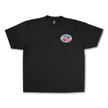 Load image into Gallery viewer, Black Flash Oval Logo Tee
