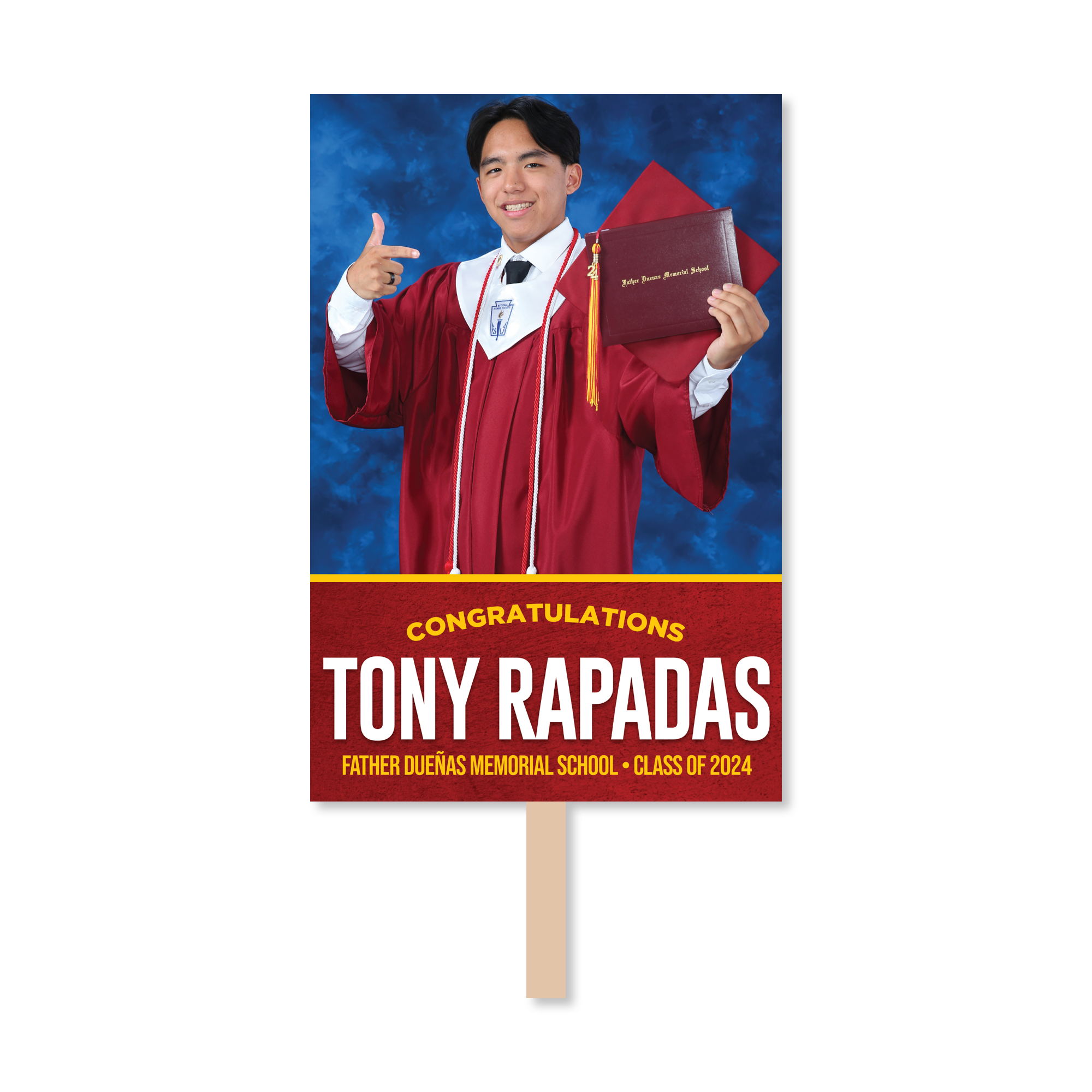 Grad Signs Handheld Grad Handheld Signs – Black Flash Media